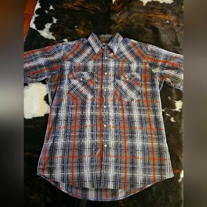 Work N Sport, Men's Large Pearl Snap